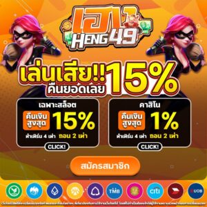 รีวิวเกมแตก heng49 สล็อตแตกง่าย โบนัสแรง 2026